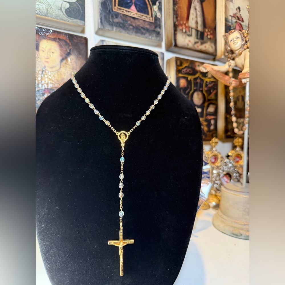 Made in Italy Crystal Rosary